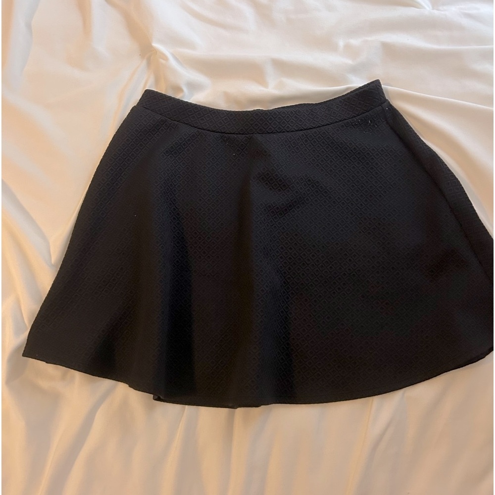 Black circle skirt